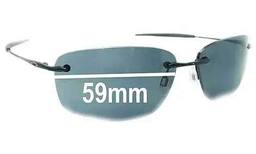 Sunglass Fix Lentes de Repuesto para Oakley Nanowire 1.0 - 59mm Wide 