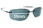 Sunglass Fix Lentes de Repuesto para Oakley Nanowire 1.0 - 59mm Wide 