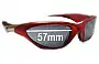 Sunglass Fix Replacement Lenses for Oakley Scar - 57mm Wide 