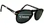 Sunglass Fix Verres de Remplacement pour Persol Steve McQueen - 53mm Wide 