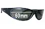 Sunglass Fix Verres de Remplacement pour Police MOD 8034 - 60mm Wide 