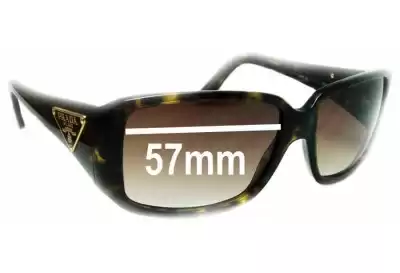 Prada SPR16L Replacement Lenses 57mm wide 