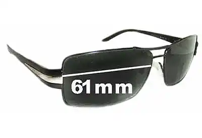 Prada SPR65H & PR65HS Ersatzgläser 61mm wide 