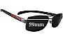 Sunglass Fix Replacement Lenses for Prada SPS50L - 59mm Wide 