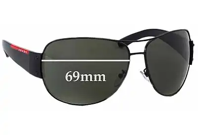 Prada SPS54E Ersatzgläser 69mm wide 