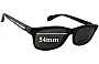Sunglass Fix Replacement Lenses for Prada VPS03D - 54mm Wide 