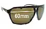 Sunglass Fix Replacement Lenses for Quiksilver J&D - 60mm Wide 