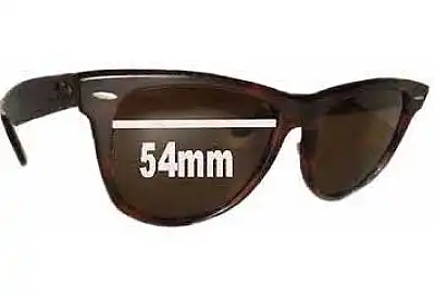 Ray-Ban B&L Wayfarer I Replacement Lenses 54mm wide 