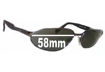Ray-Ban RB3252 Predator Replacement Lenses 58mm wide 