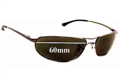 Ray-Ban RB3169 Curve Replacement Lenses 60mm wide 
