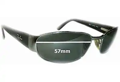Ray-Ban RB3141 Undercurrent Leather II Lentes de Repuesto 57mm wide 