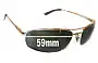 Sunglass Fix Ersatzgläser für Ray-Ban RB3360 - 59mm Wide 