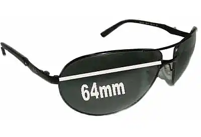 Ray-Ban RB3393 Warrior Ersatzgläser 64mm wide 