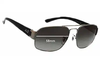 Ray-Ban RB3427 Ersatzgläser 58mm wide 