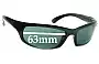 Sunglass Fix Replacement Lenses for Ray-Ban RB4026 Shot Square - 63mm Wide 