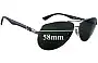 Sunglass Fix Verres de Remplacement pour Ray-Ban RB8313 Tech - 58mm Wide 