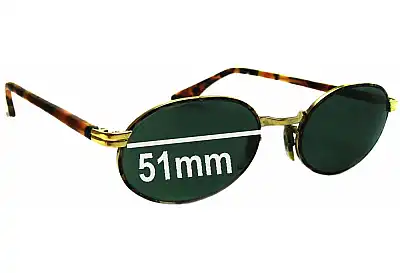 Ray-Ban B&L W2188 Replacement Lenses 51mm wide 