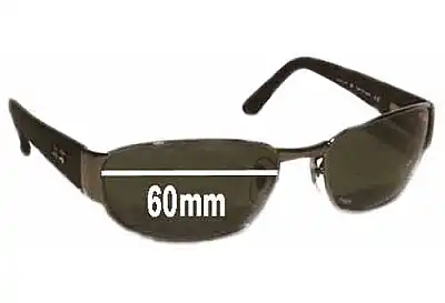 Ray-Ban RB3141 Undercurrent Leather II Replacement Lenses 60mm wide 