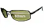 Sunglass Fix Replacement Lenses for Serengeti Carini - 60mm Wide 