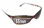 Sunglass Fix Replacement Lenses for Smith Toaster - 55mm Wide 