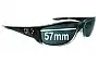 Sunglass Fix Replacement Lenses for Spy Optic Curtis - 57mm Wide 