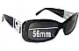 Sunglass Fix Replacement Lenses for Versace MOD S63 - 56mm Wide 
