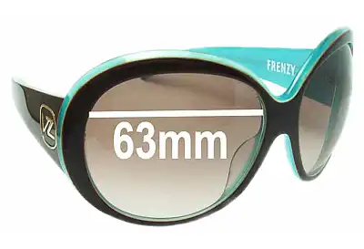 Von Zipper Frenzy Replacement Lenses 63mm wide 