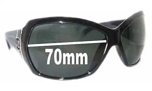 Sunglass Fix Replacement Lenses for Von Zipper Riviera - 70mm Wide 