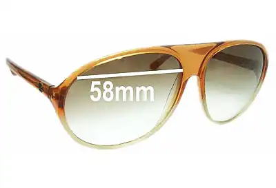 Von Zipper Rockford Replacement Lenses 58mm wide 