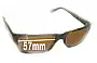 Sunglass Fix Replacement Lenses for Wayne Cooper WC982 - 57mm Wide 