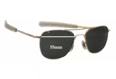 American Optical Original Pilot Replacement Lenses 55mm wide 