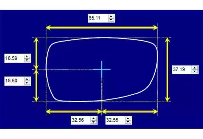 Arnette AN1023 Replacement Lenses 65mm wide 