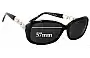 Sunglass Fix Replacement Lenses for Bill Bass Ursula - 57mm Wide 