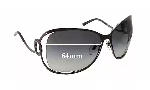 Sunglass Fix Verres de Remplacement pour Bvlgari 6026 - 64mm Wide 