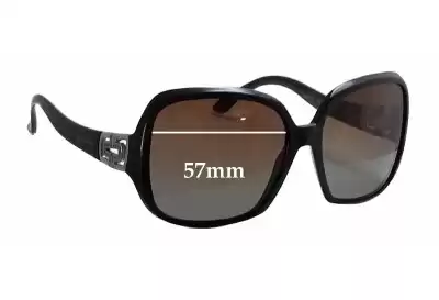 Bvlgari 8020-B Replacement Lenses 57mm wide 