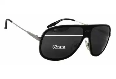 Carrera 88-S Ersatzgläser 62mm wide 