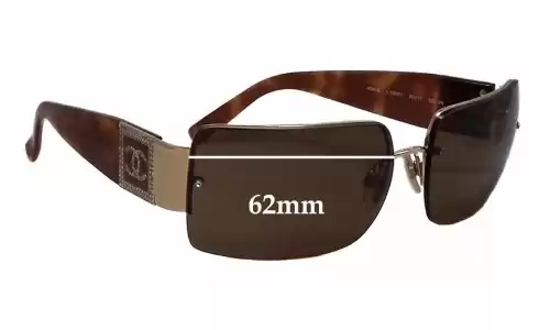 Sunglass Fix Replacement Lenses for Chanel 4095-B - 62mm Wide 