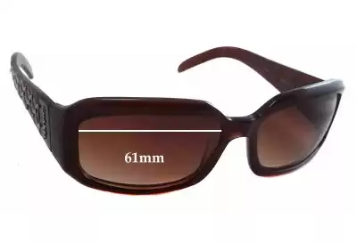Chanel Unknown Model Ersatzgläser 61mm wide 