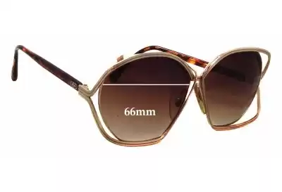 Christian Dior 2499 Replacement Lenses 66mm wide 