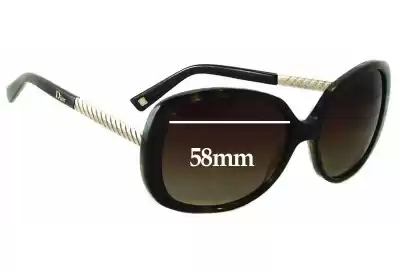 Christian Dior Antha Replacement Lenses 58mm wide 