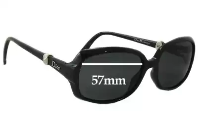 Christian Dior Mystery 2 Replacement Lenses 57mm wide 