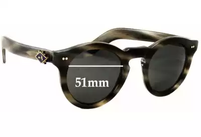 Cutler and Gross of London 0734 Replacement Lenses 51mm wide 