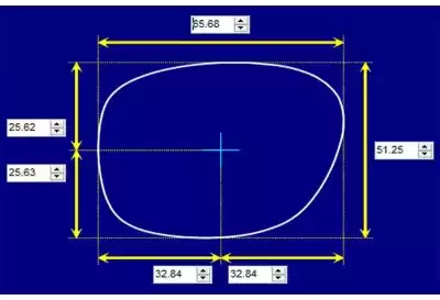 Carve Maggie 1222 Replacement Lenses 66mm wide 