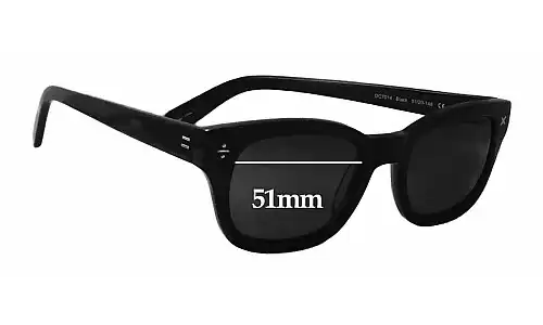 Sunglass Fix Replacement Lenses for Derek Cardigan DC7014 - 51mm Wide 