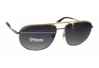 Dolce & Gabbana DG2092 Lentes de Repuesto 59mm wide 