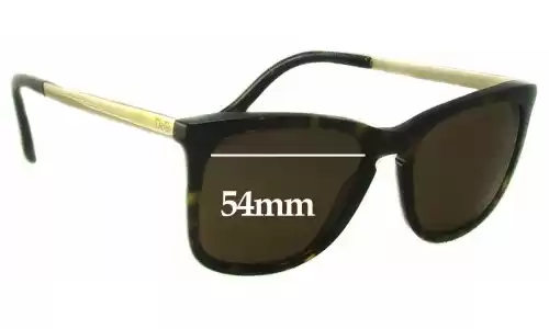 Sunglass Fix Replacement Lenses for Dolce & Gabbana DD3081 - 54mm Wide 