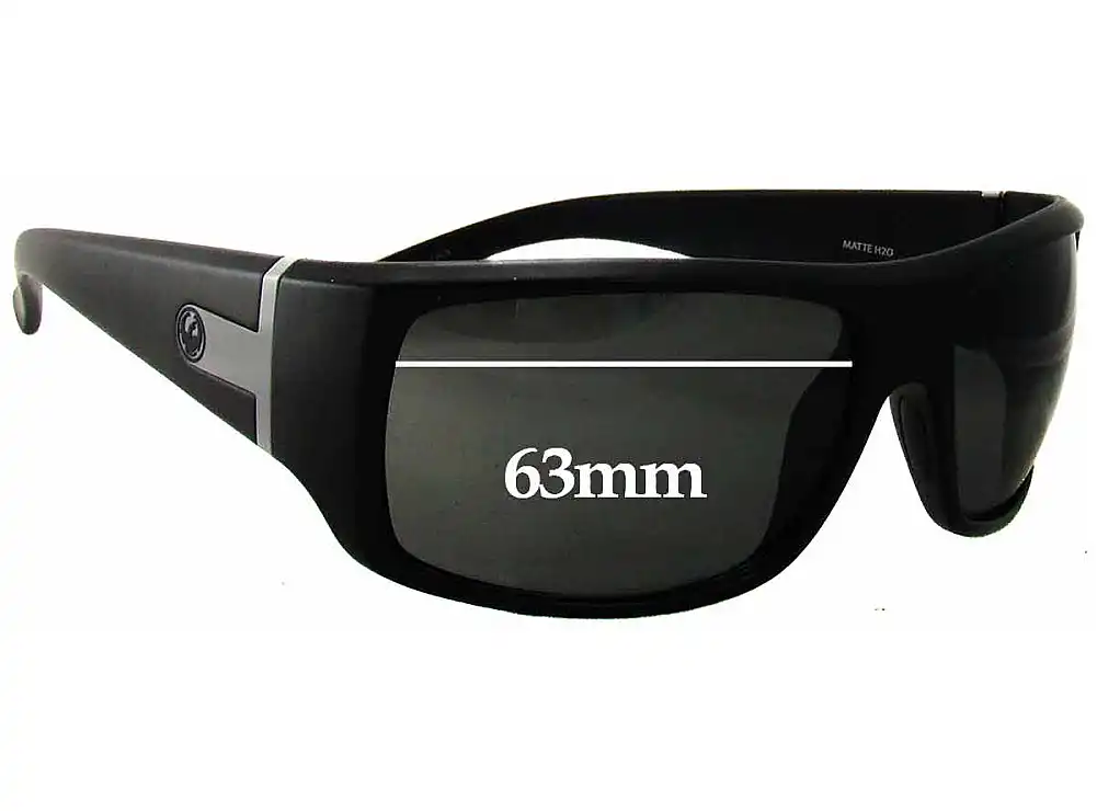 Sunglass Fix Lentes de Repuesto para Dragon Vantage H2O Floatable - 63mm Wide