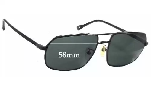 Sunglass Fix Replacement Lenses for Ermenegildo Zegna SZ 3248 - 58mm Wide Sunglass Fix Replacement Lenses for Ermenegildo Zegna SZ 3248 - 58mm Wide