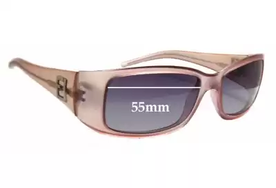 Fendi FS 333 Replacement Lenses 55mm wide 