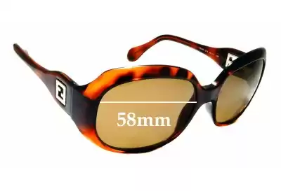 Fendi FS 409 Replacement Lenses 58mm wide 